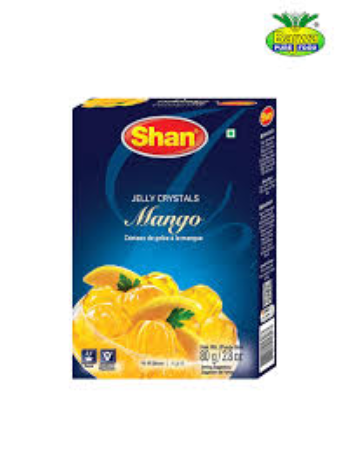 SHAN HALAL CRYSTAL JELLY MANGO 80G